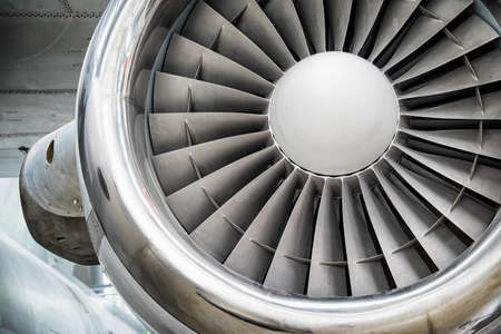 modern turbine at a plane
