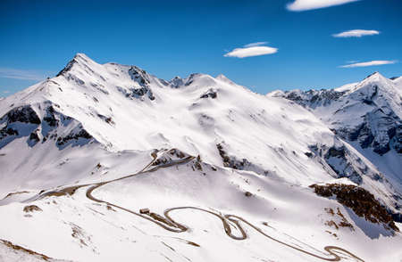 grossglockner mountain in austria - european alpsの写真素材