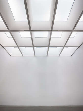 empty room at a gallery - nice backgroundの写真素材