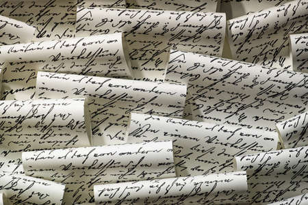 handwritten notes - photo - closeup