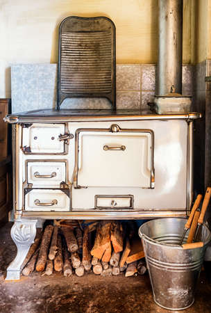 old kitchen at a farmの写真素材