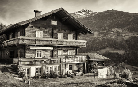 typical old fashioned farmhouse in bavariaのeditorial素材