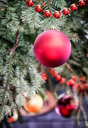 christmas bauble - christmas decoration - closeupの写真素材