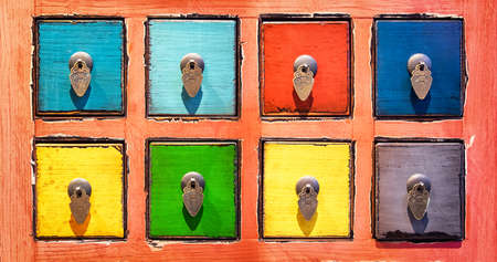 old filing cabinet - front viewの写真素材