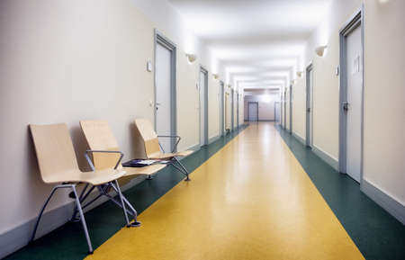 corridor at an office buildingの写真素材