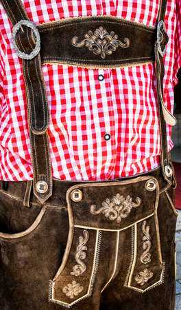 part of a typical old bavarian tracht