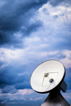 modern satellite dish - radio telescopeの写真素材