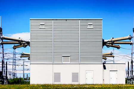 modern electricity power station