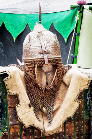 beautiful antique suit of armor