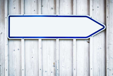 blank arrow sign with space for textの写真素材