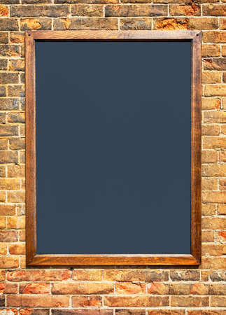 old empty black board with space for textの写真素材