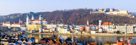 old town of the famous bavarian village passau