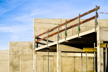 modern construction site - plattenbau - photoの写真素材