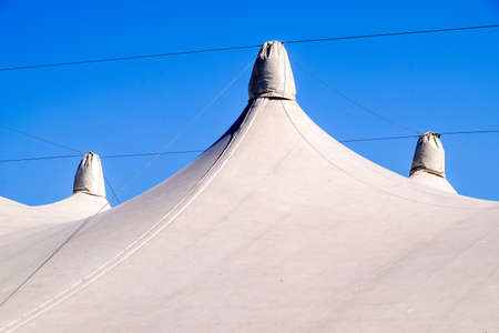 modern festival tent - close upの写真素材