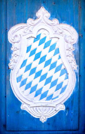 old coat of arms of bavaria - germanyの写真素材