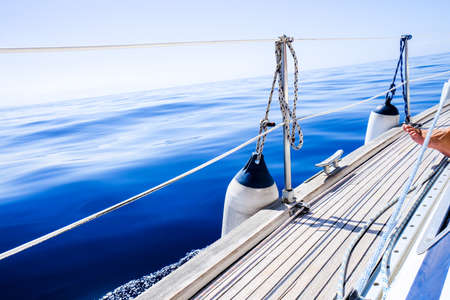 buoy at a sailboat - photoの写真素材