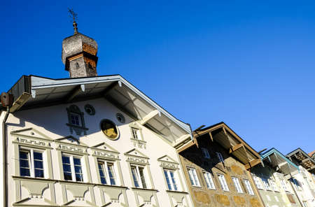 old town of bad toelz - bavariaの写真素材