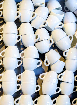 group of clean chaos cupsの写真素材