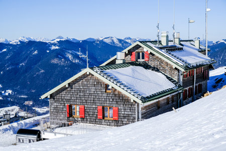 brauneck mountain near bad toelz - bavariaのeditorial素材