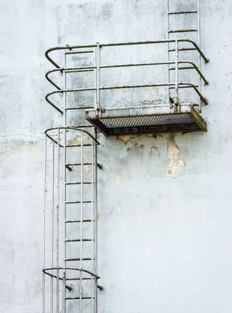 fire escape at a facadeの写真素材
