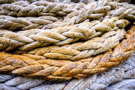old ropes - closeup - photo - nice background
