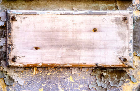 old blank board with space for textの写真素材