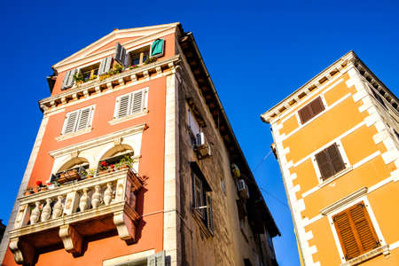 old town of rovinj - croatiaの写真素材