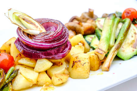 a vegetarian meal - closeup - photoの写真素材