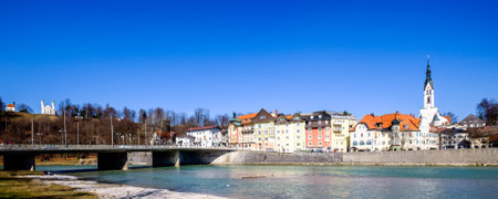 famous old town of bad toelz - bavariaのeditorial素材