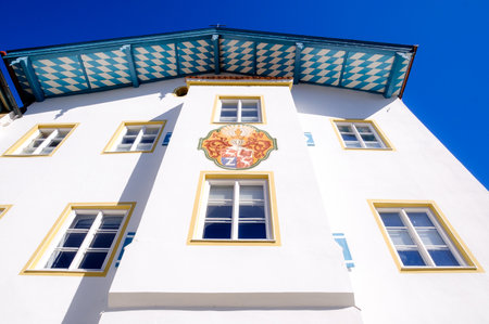 famous old town of bad toelz - bavariaのeditorial素材