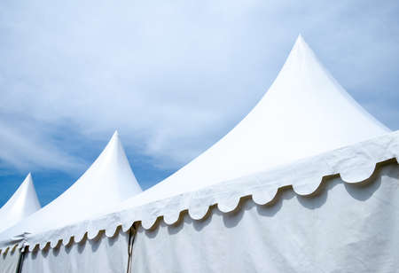 festival tent at a parkの写真素材