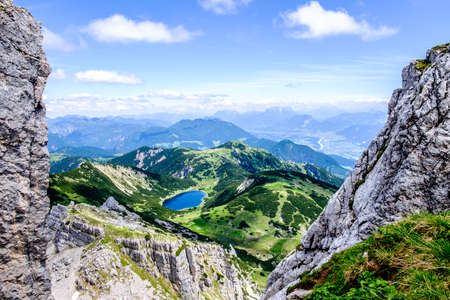 rofan mountains in austria - european alpsの写真素材