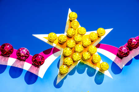 entertainment decoration lamp - closeup - photoの写真素材