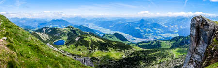 rofan mountains in austria - european alpsの写真素材