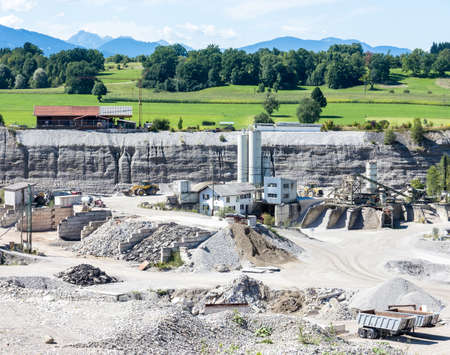 small gravel factory in austria