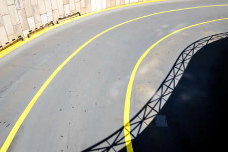 road marking at a streetの写真素材