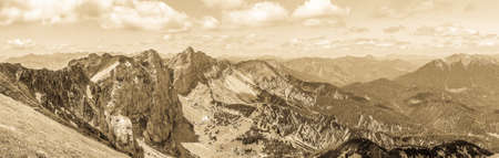 rofan mountains in austria - european alpsの写真素材