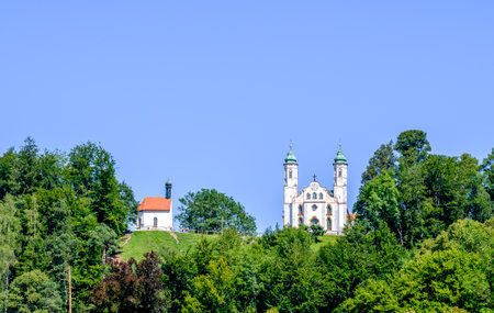 famous old town of bad toelz - bavaria - germanyのeditorial素材