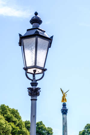 famous friedensengel in munich - germany - Bogenhausen - 1896の写真素材