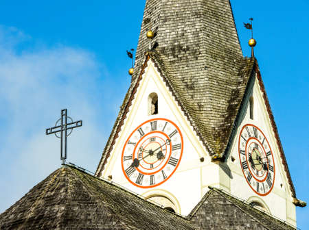 old church tower - close up