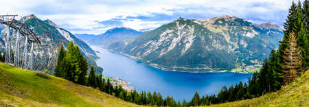 achensee lake in austria - pertisauの写真素材