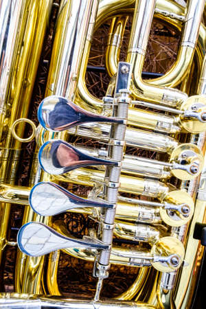 part of a tuba - brass instrument