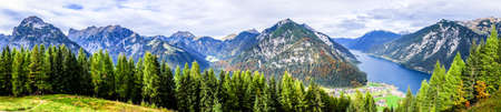 achensee lake in austria - pertisauの写真素材