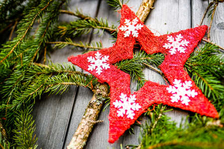 old fashioned christmas decoration - photoの写真素材