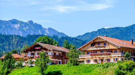 typical old bavarian farmhouse - germany