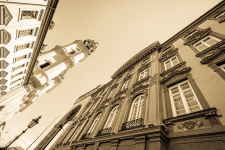 famous theatiner church in munich - germanyのeditorial素材