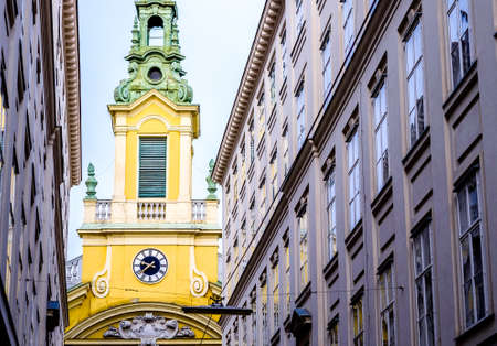 Beautiful old facade - Vienna in Austria