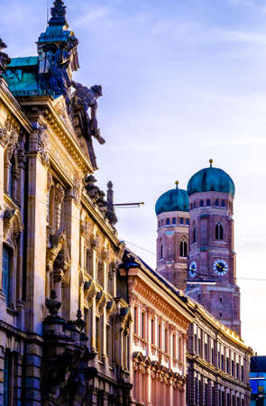 Munich Cathedral - Liebfrauenkirche in Munich - germanyの写真素材