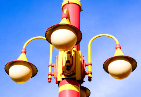 group of streetlights - nice background