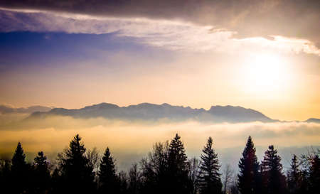 benediktenwand mountan near bad toelz - bavaria